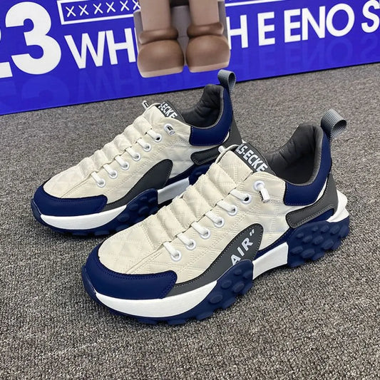 101 White Syntethic Leather Sneaker For Men